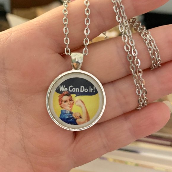 Rosie The Riveter Necklace - Picture 1 of 1